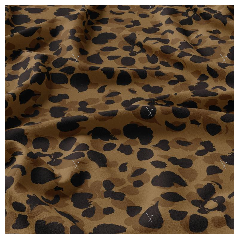 Printed Viscose KODKOD Brown / Black